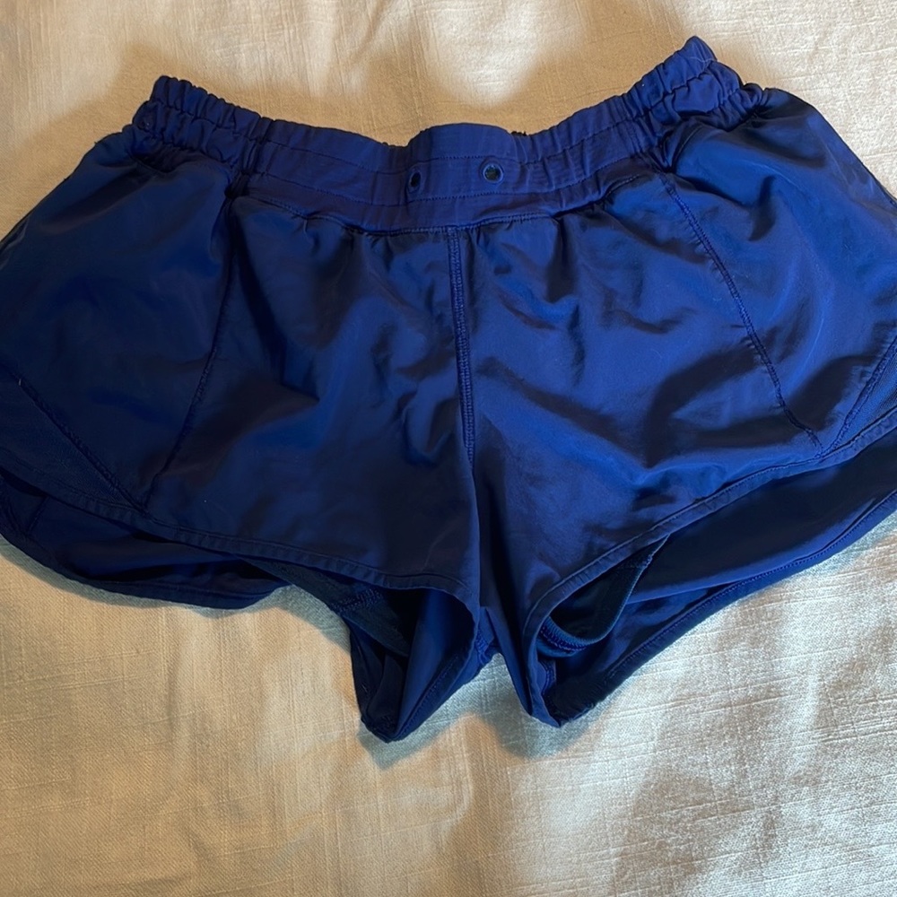 Lululemon first generation navy Hotty Hot shorts